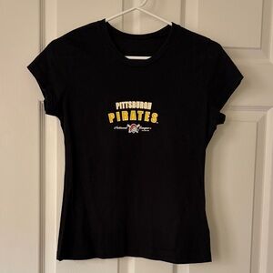 $2! 5 for $10 🔥Pittsburgh Pirates Kid's Large 100% Cotton Black Tee